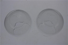 Pair of Augusta National Golf Club Sterling Cut Glass Snifter Glasses