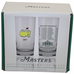 Pair of 2017 Masters Tournament Commemorative Glasses in Original Box