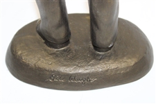 Old Tom Morris Ltd Ed No. 1 Ceramic Statue with Willie Park Club by Artist Bill Waugh