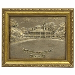 Augusta National GC Clubhouse Resin Cast Bronze AP No. 1 Picture by Artist Bill Waugh