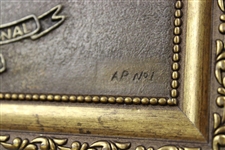Augusta National GC Clubhouse Resin Cast Bronze AP No. 1 Picture by Artist Bill Waugh