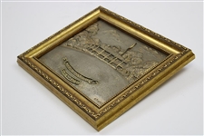 Augusta National GC Clubhouse Resin Cast Bronze AP No. 1 Picture by Artist Bill Waugh