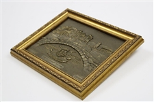 St. Andrews 'The Home of Golf' 1900-2000 Millenium Ltd Ed #4 Cast Resin Picture by Artist Bill Waugh