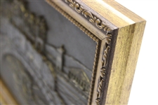 St. Andrews 'The Home of Golf' 1900-2000 Millenium Ltd Ed #4 Cast Resin Picture by Artist Bill Waugh