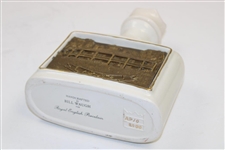 Augusta National Clubhouse 2000 Masters Logo Porcelain w/Bronze Decanter by Artist Bill Waugh