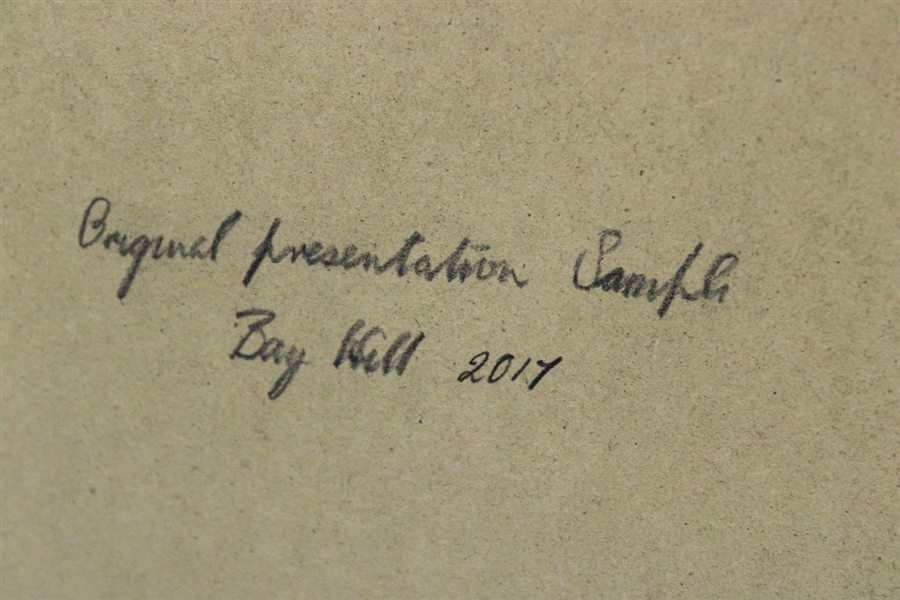 2017 Arnold Palmer Invitational Original Presentation Sample Signed by Artist Bill Waugh