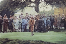The Ryder Cup Is Born' Artists Proof Print Signed by Artist Michael P. Heslop - Framed