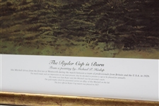 The Ryder Cup Is Born' Artists Proof Print Signed by Artist Michael P. Heslop - Framed