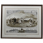 A Glorious Game on the Old Course Ltd Ed George Pipeshank Print 51/850 w/o Copes Advertising