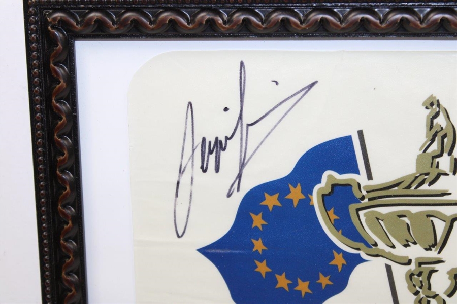 Sergio Garcia Signed 2012 Ryder Cup Seat Cushion with Ticket & Armband JSA ALOA