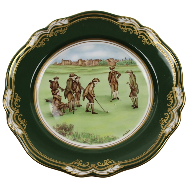 Spode Porcelain Plate Depicting Nicola Blood Painting