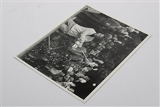 Arnold Palmer Blasts Out of Sand Bunker B&W 8 x 10 Ron Riesierer Photo