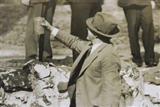 Bobby Jones 'Cheers Dad' with Augusta National Construction Mud from Rae's Creek Original Photo