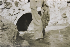 Bobby Jones 'Cheers Dad' with Augusta National Construction Mud from Rae's Creek Original Photo