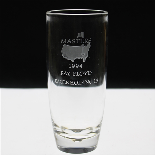 Ray Floyds 1994 Masters Tournament Hole No. 15 Steuben Crystal Eagle Glass