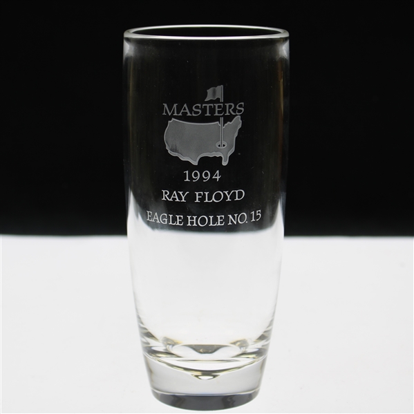 Ray Floyd's 1994 Masters Tournament Hole No. 15 Steuben Crystal Eagle Glass