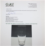 Ray Floyd's 1981 Masters Tournament Hole No. 13 Steuben Crystal Eagle Glass
