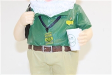 2019 Masters Tournament Ltd Ed Green & White Golfer Gnome in Original Box