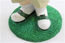 2019 Masters Tournament Ltd Ed Green & White Golfer Gnome in Original Box