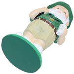 2019 Masters Tournament Ltd Ed Green & White Golfer Gnome in Original Box
