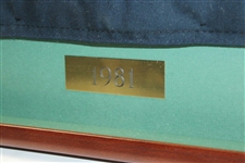 Bob Ford's 1981 Arnold Palmer Bay Hill Classic Tournament Worn Caddie Bib - Framed