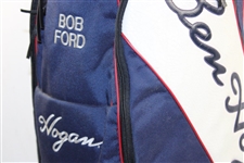 Bob Ford's Personal Used Ben Hogan Blue/White/Red Spalding Golf Bag - Oakmont Pro