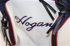 Bob Ford's Personal Used Ben Hogan Blue/White/Red Spalding Golf Bag - Oakmont Pro