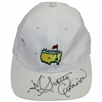 Scotty Cameron Signed White Masters Embroidered Patch Logo Hat JSA ALOA