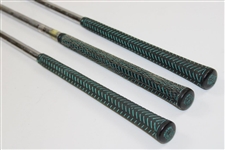 Bob Ford's U.S. Open & PGA used MacGregor Eye-O-Matic Tourney Driver, 3-W & 4-W 