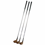 Bob Ford's U.S. Open & PGA used MacGregor Eye-O-Matic Tourney Driver, 3-W & 4-W 