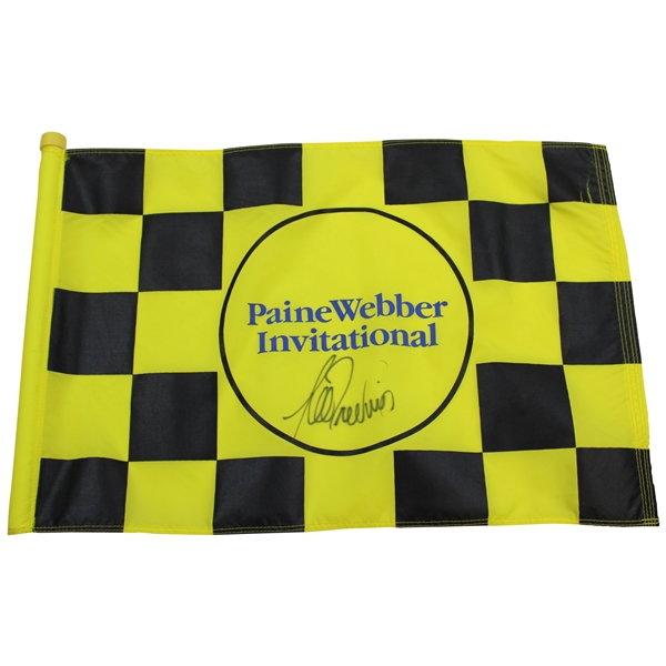 Lee Trevino Signed Paine Webber Invitational Course Flag JSA ALOA