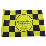 Lee Trevino Signed Paine Webber Invitational Course Flag JSA ALOA