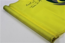 Tom Watson Signed The Memorial Course Flag with 'Best of Luck' JSA ALOA