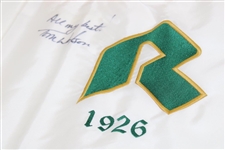 Tom Watson Signed Riviera '1926' Embroidered Course Flag with 'All my best' JSA ALOA