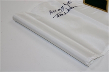 Tom Watson Signed Riviera '1926' Embroidered Course Flag with 'All my best' JSA ALOA