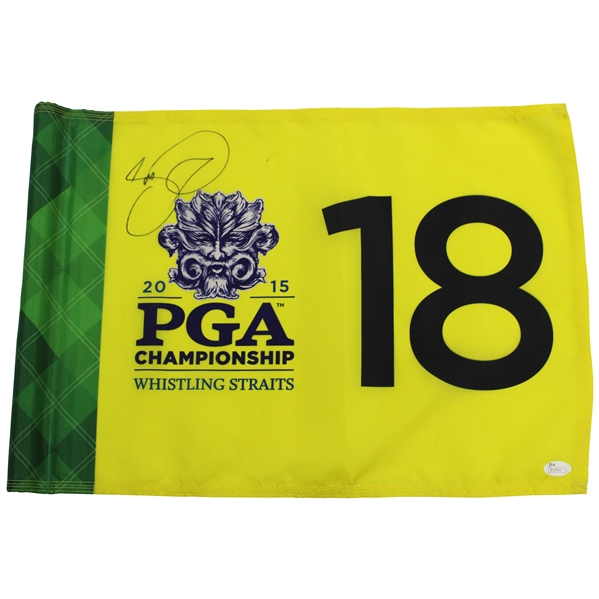 Jason Day Signed 2015 PGA at Whistling Straits Course Flag JSA