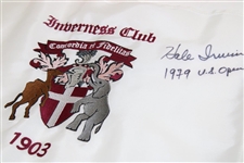 Hale Irwin Signed Inverness Club '1903' Embroidered Flag with '1979 US Open' JSA ALOA