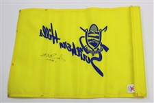 Dave Stockton Signed Southern Hills Yellow Course Flag with '1970' JSA ALOA