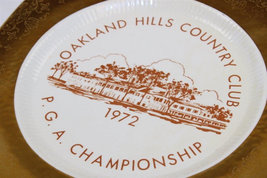 1972 PGA Championship at Oakland Hills Country Club Plate