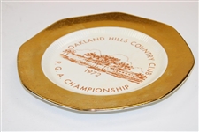 1972 PGA Championship at Oakland Hills Country Club Plate