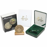 2011 Masters Tournament 75th Masters Souvenir Medallion in Original Box with Stand