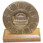 2011 Masters Tournament 75th Masters Souvenir Medallion in Original Box with Stand
