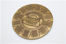 2011 Masters Tournament 75th Masters Souvenir Medallion in Original Box with Stand