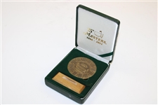 2011 Masters Tournament 75th Masters Souvenir Medallion in Original Box with Stand