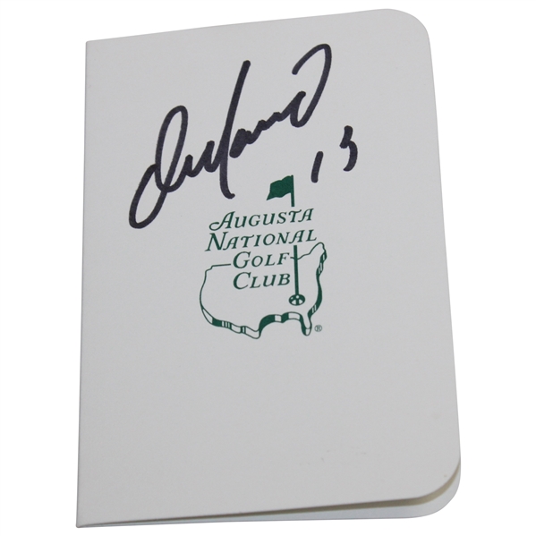 Dan Marino Signed Augusta National Golf Club Scorecard JSA ALOA