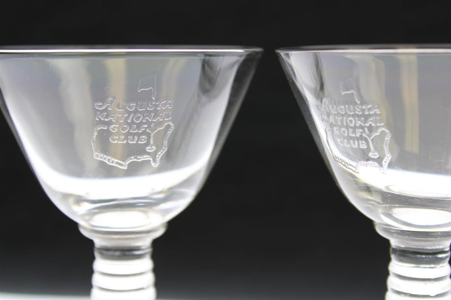 Pair of Classic Augusta National Golf Club Cordial Glasses