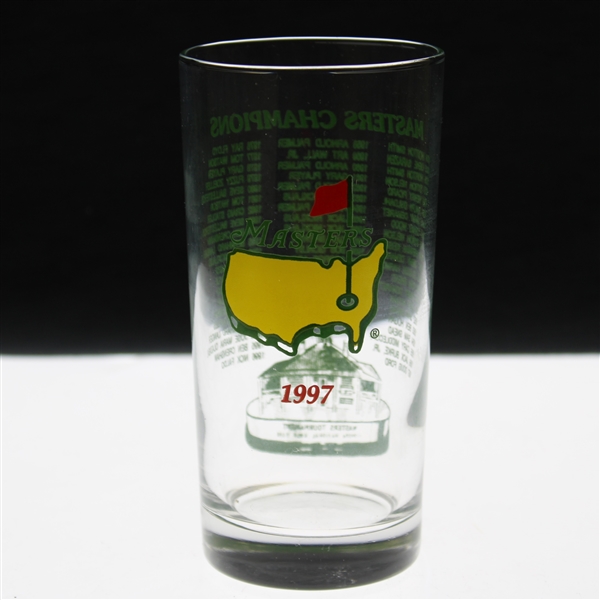 1997 Masters Tournament Commemorative Glass - Tiger Woods First Masters Win