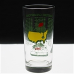 1997 Masters Tournament Commemorative Glass - Tiger Woods First Masters Win