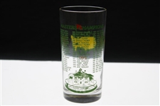 1997 Masters Tournament Commemorative Glass - Tiger Woods First Masters Win