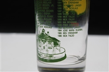 1997 Masters Tournament Commemorative Glass - Tiger Woods First Masters Win